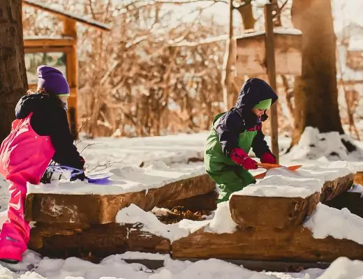 Welche Winterjacke im Waldkindergarten?