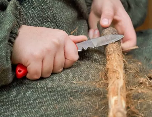 Schnitzen mit Kindern Anleitung